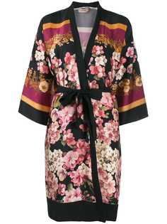 Twin-Set кимоно с цветочным принтом