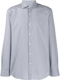 Ermenegildo Zegna рубашка с косым воротником