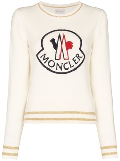 Moncler джемпер с вышитым логотипом