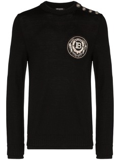 Balmain джемпер с вышивкой