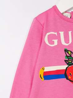 Gucci Kids пижама Sylvie Web с принтом