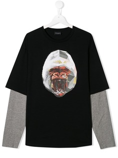 Marcelo Burlon County Of Milan Kids ярусный топ с принтом