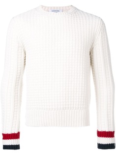 Thom Browne пуловер фактурной вязки