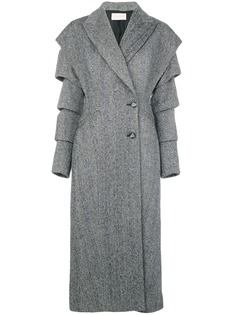 Christopher Kane пальто с многоуровневыми рукавами