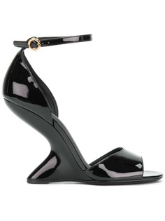 Salvatore Ferragamo туфли со стилизованным каблуком