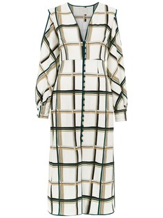 Framed Checklist dress