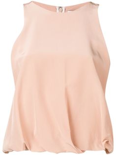 Chalayan блузка с драпированным подолом