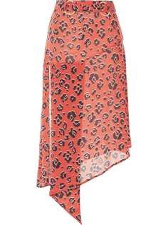 Suboo юбка миди с принтом Zanzibar и поясом