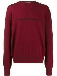 Givenchy джемпер с вышитым логотипом