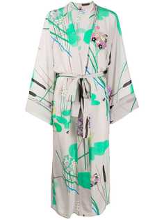 Bernadette платье-кимоно Peignoir с цветочным принтом