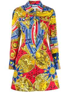 Moschino платье-рубашка с принтом