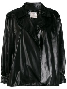 Yves Saint Laurent Pre-Owned куртка 1970-х годов из искуссвтенной кожи
