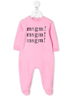 Msgm Kids пижамный комплект с логотипом