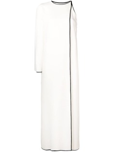 Valentino платье макси с одним рукавом
