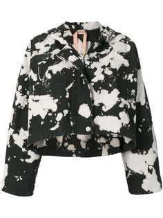 Nº21 куртка с капюшоном и эффектом тай-дай