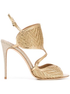 Salvatore Ferragamo плетеные босоножки