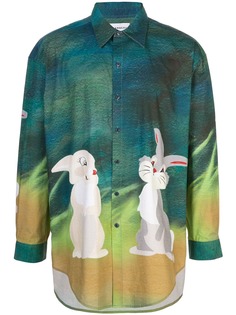 ROCHAMBEAU рубашка оверсайз с принтом Bunny