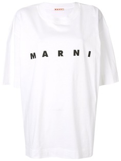 Marni футболка с логотипом