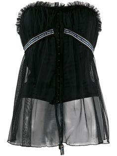 Jean Paul Gaultier Pre-Owned топ 1990-х годов с оборками