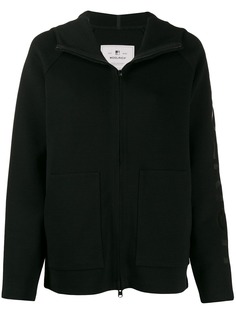 Woolrich худи на молнии с логотипом