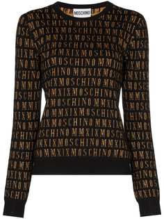 Moschino джемпер с вышитым логотипом