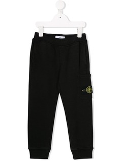 Stone Island Junior джоггеры с нашивками с логотипом