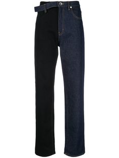 Maison Margiela двухцветные джинсы
