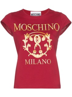 Moschino футболка с логотипом