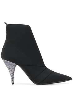 Casadei фактурные ботильоны