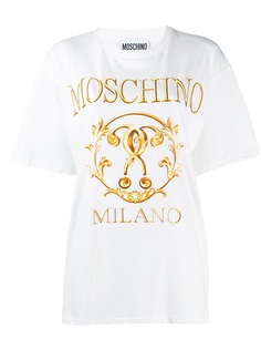 Moschino футболка Milano с логотипом