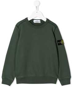 Stone Island Junior джемпер с нашивкой-логотипом