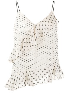 DVF Diane von Furstenberg топ на тонких бретелях