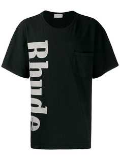 Rhude футболка с логотипом