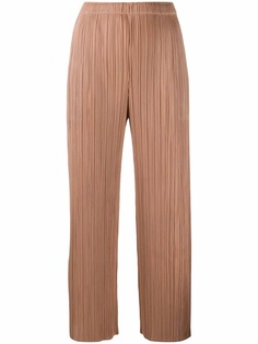 Pleats Please By Issey Miyake high-waisted pleated trousers