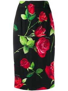 Dolce & Gabbana юбка-карандаш с принтом