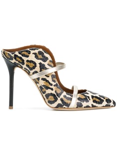 Malone Souliers мюли Maureen с леопардовым рисунком