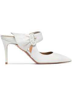 Aquazzura мюли Palace 85 с заостренным носком