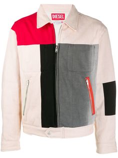 Diesel Red Tag куртка в стиле колор-блок