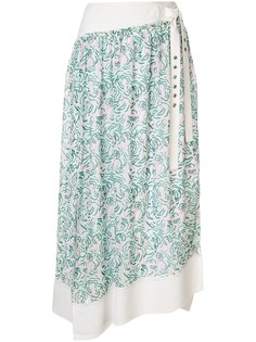 3.1 Phillip Lim полупрозрачная юбка с принтом