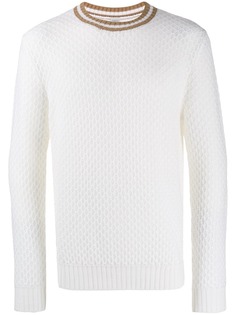 Eleventy джемпер с контрастным воротником