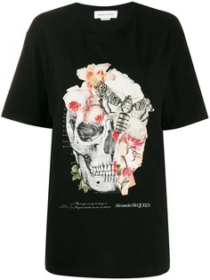 Alexander McQueen футболка с принтом