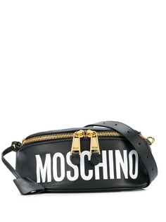 Moschino поясная сумка с логотипом