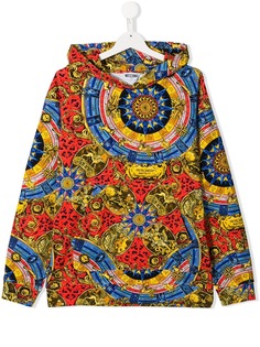 Moschino Kids толстовка с капюшоном и принтом