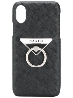 Prada чехол для iPhone X с логотипом