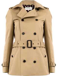 Saint Laurent короткое двубортное пальто