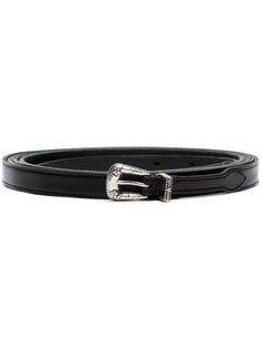 Saint Laurent узкий ремень в ковбойском стиле