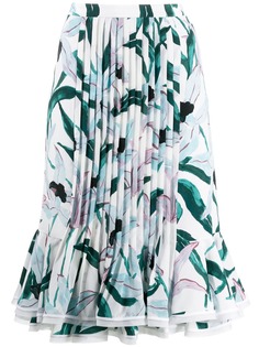 Tory Burch расклешенная плиссированная юбка