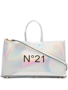 Nº21 сумка-тоут с голографичным эффектом