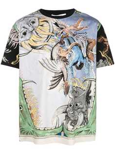 Givenchy футболка с принтом