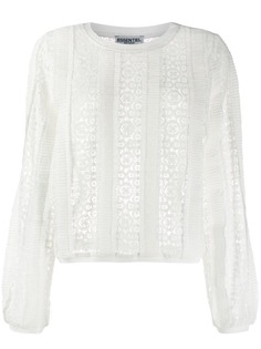Essentiel Antwerp трикотажный топ с кружевными вставками